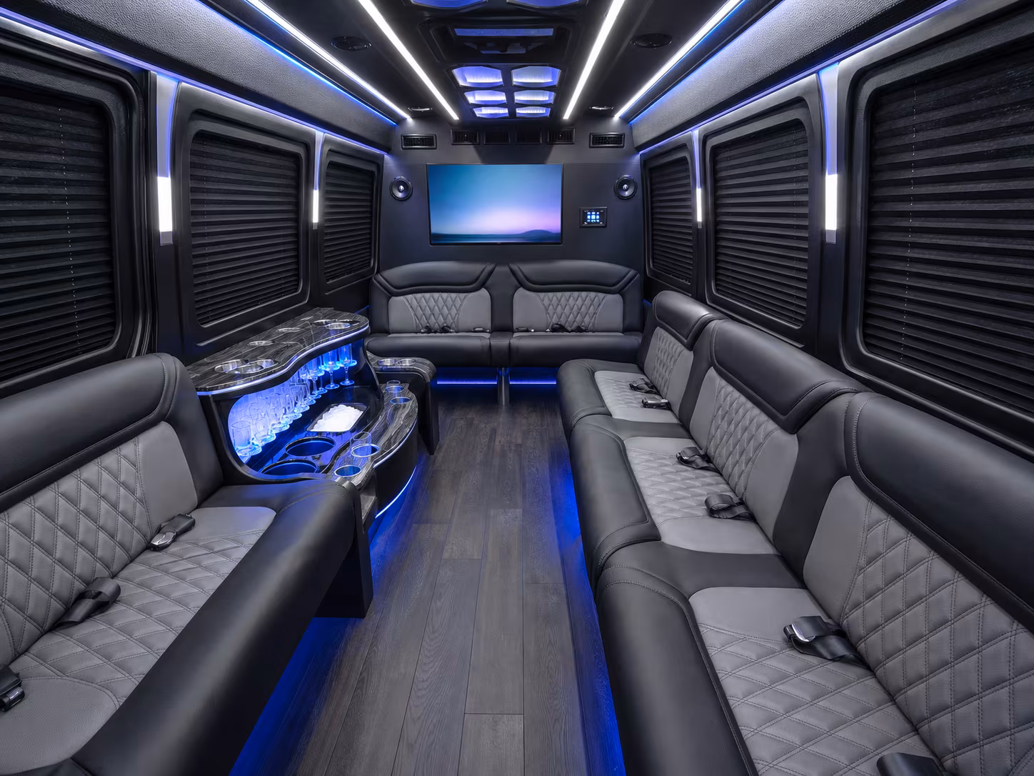 covina 18 passenger party bus