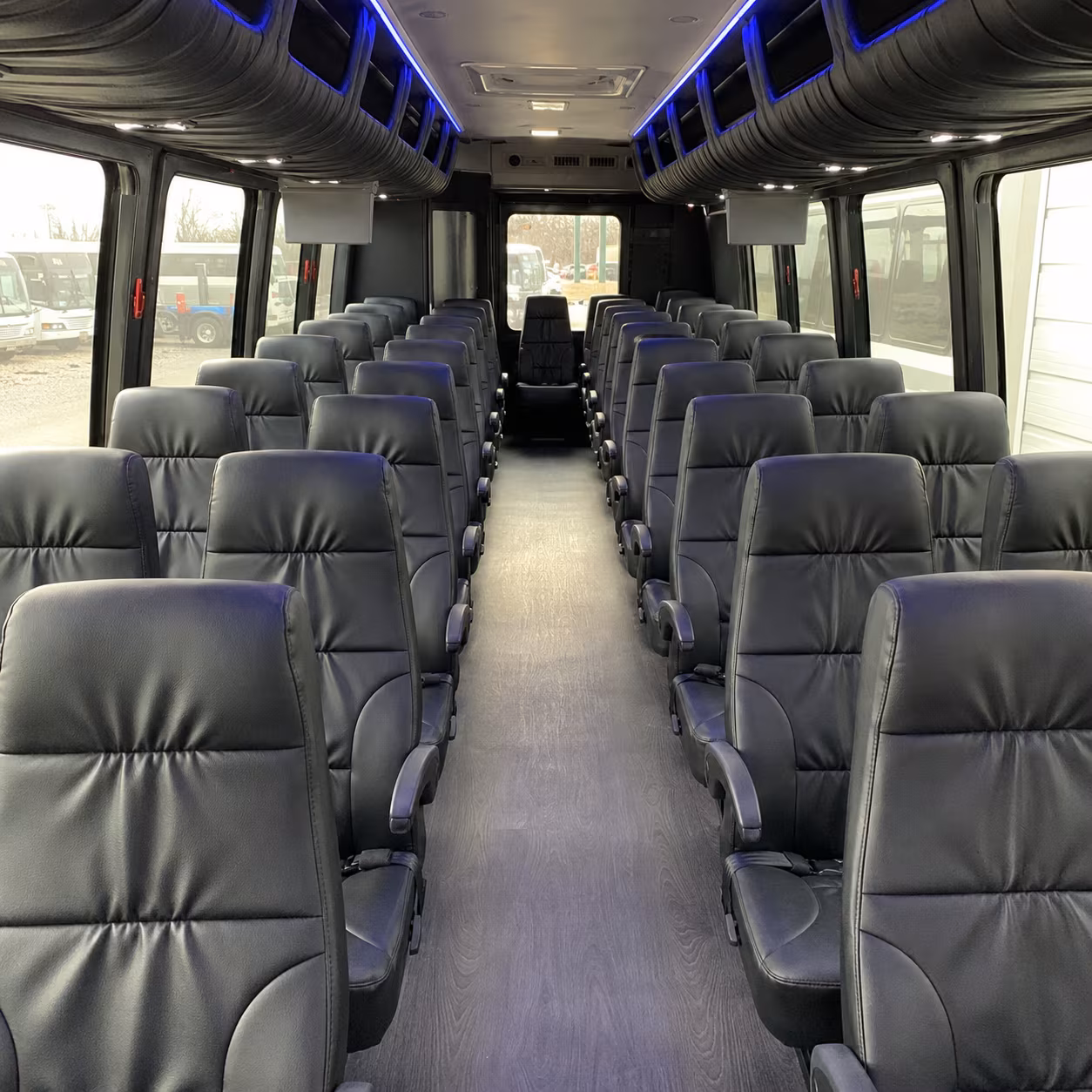 covina sporting event transportation onboard seating