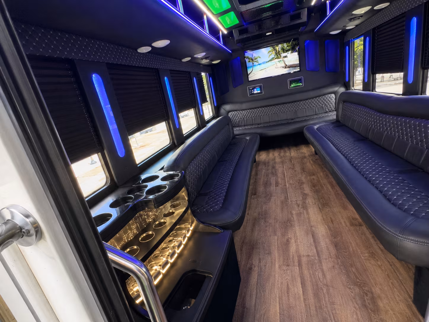 covina wedding party bus rental