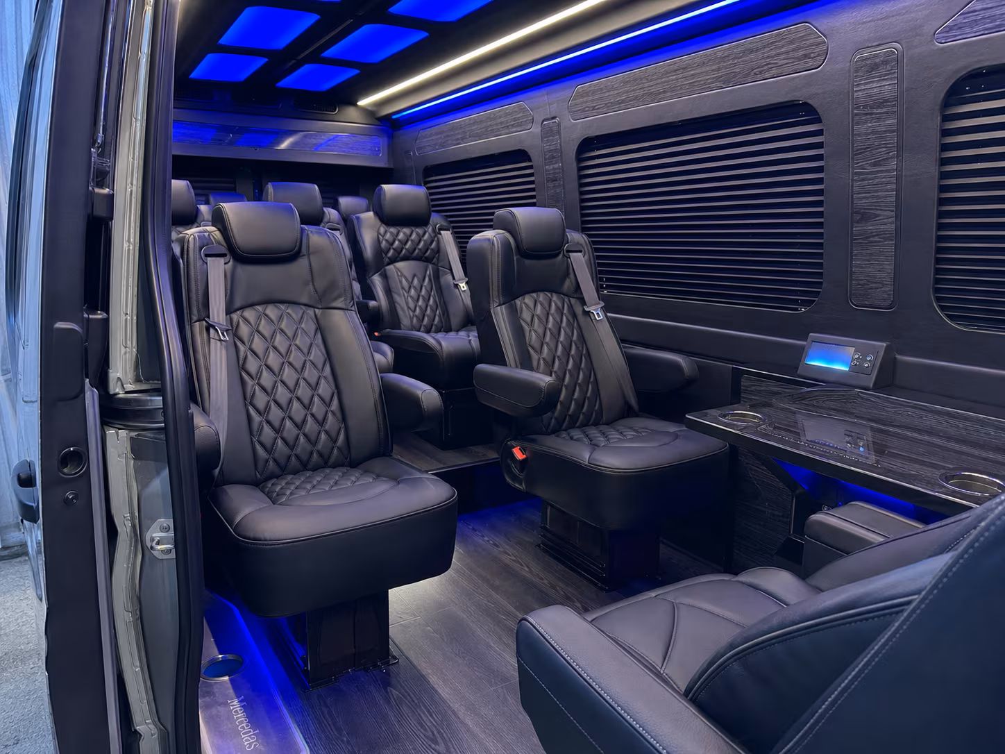 sprinter van transportation for groups and events across covina