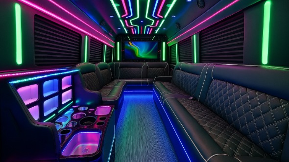 covina party bus rental inside