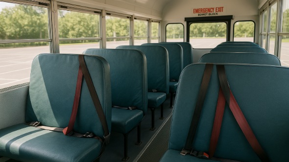 covina school bus rental interior